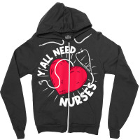 Hospital  Murse  Heart  Nurses  Registered Nurse T Shirt Zipper Hoodie | Artistshot