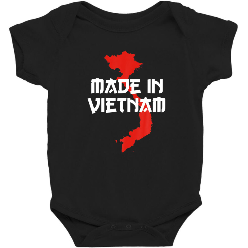 Made In Vietnam Vietnamese Language Funny Quote Baby Bodysuit by eldawysnpolv | Artistshot