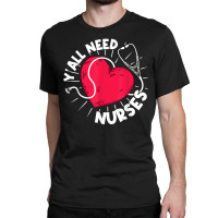 Hospital  Murse  Heart  Nurses  Registered Nurse T Shirt Classic T-shirt | Artistshot