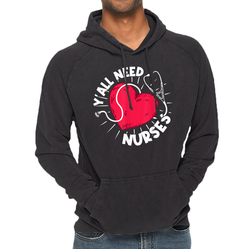 Hospital  Murse  Heart  Nurses  Registered Nurse T Shirt Vintage Hoodie | Artistshot