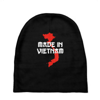 Made In Vietnam Vietnamese Language Funny Quote Baby Beanies | Artistshot