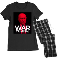 Putin Is A War Criminal Women's Pajamas Set | Artistshot