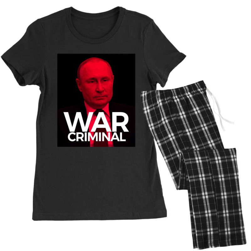 Putin Is A War Criminal Women's Pajamas Set by EricArthurMalgren | Artistshot