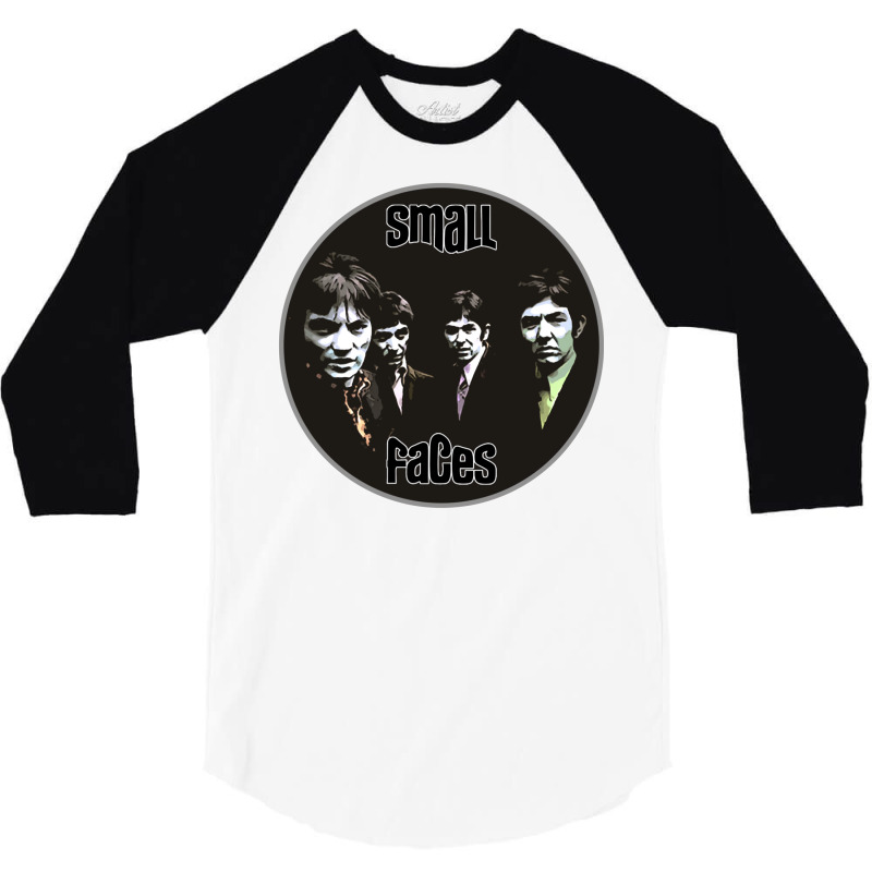 Small Faces Vector Paint. 3/4 Sleeve Shirt | Artistshot