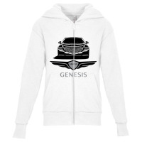 Genesis G80 2021 Now Design Youth Zipper Hoodie | Artistshot