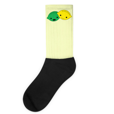 Lemon Lime Socks Designed By Ismanurmal4