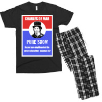 Charles De Mar Pure Snow Propaganda Classic Men's T-shirt Pajama Set | Artistshot