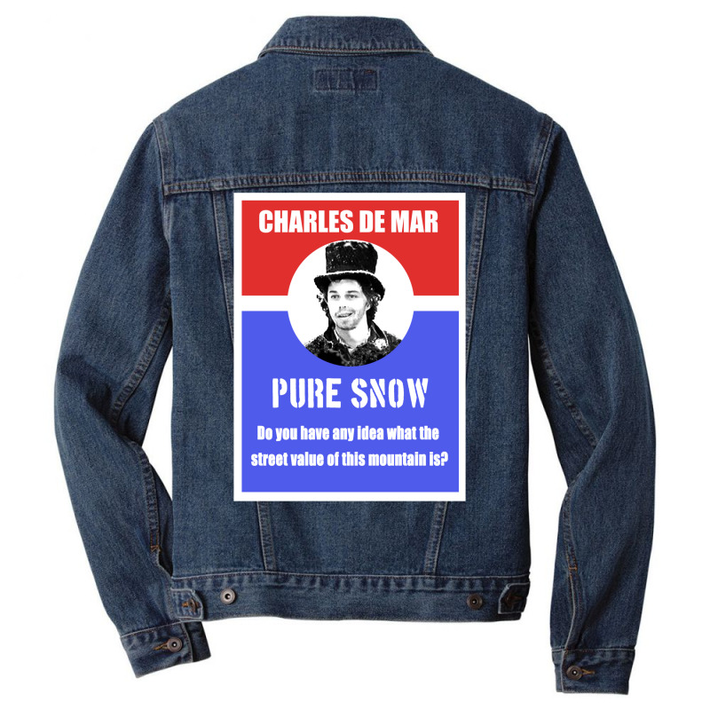 Charles De Mar Pure Snow Propaganda Classic Men Denim Jacket by omakatetterl | Artistshot