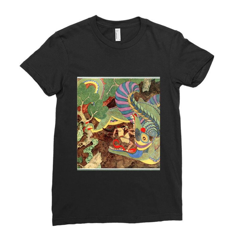 The Dragons Teeth  Edmund Dulac1 Ladies Fitted T-Shirt by JudithPlagmann | Artistshot