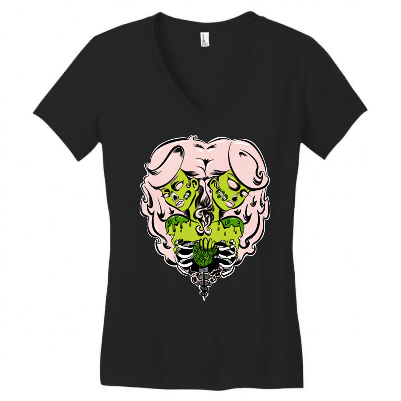 Hot Trend Zombie Heart (2) Women's V-Neck T-Shirt by Inmamlil638 | Artistshot