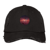 Outer Space Pop Socket Red Galaxy Vintage Cap | Artistshot