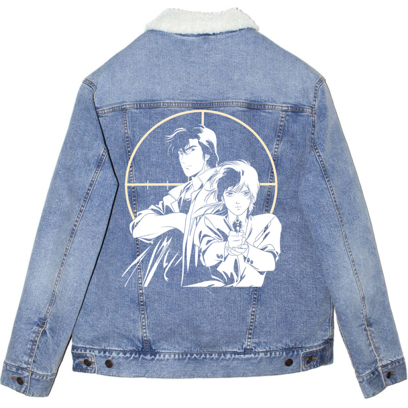 City Hunter Classic Unisex Sherpa-Lined Denim Jacket by omakatetterl | Artistshot