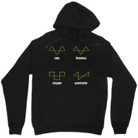 Sine Wave Synthesizer Music Producer Edm Techno Musician Dj T Shirt Unisex Hoodie | Artistshot