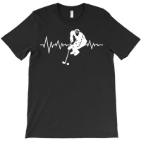 Heartbeat Hockey T  Shirtheartbeat Hockey Funny Gifts For Fathers Day T-shirt | Artistshot