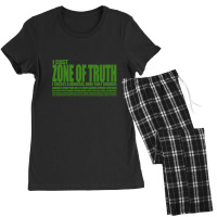 Zone Of Truth One Women's Pajamas Set | Artistshot