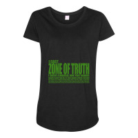 Zone Of Truth One Maternity Scoop Neck T-shirt | Artistshot