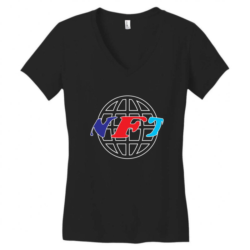 Nft Repeat Women's V-Neck T-Shirt by shubhamrahul78 | Artistshot