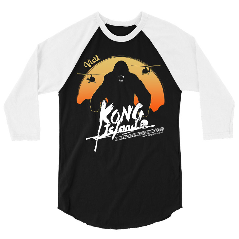 Limited Edition Visit Kong Island 3/4 Sleeve Shirt | Artistshot