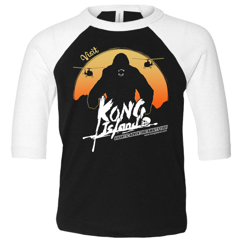 Limited Edition Visit Kong Island Toddler 3/4 Sleeve Tee | Artistshot