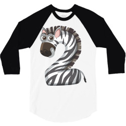 animals number 2, zebra, horses, horse, animal 3/4 Sleeve Shirt | Artistshot