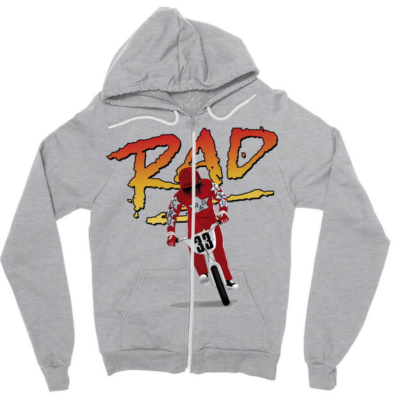 Cru Jones Rad Zipper Hoodie by omakatetterl | Artistshot