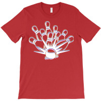 Cute 80s Retro Neon Sign Strike Bowling Classic T-shirt | Artistshot