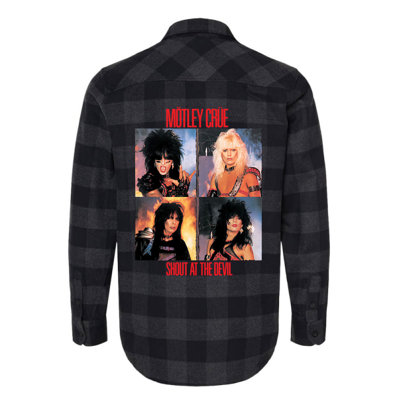 Vintage⭐ Motley⭐crue⭐1 Flannel Shirt by kammilsarpon | Artistshot