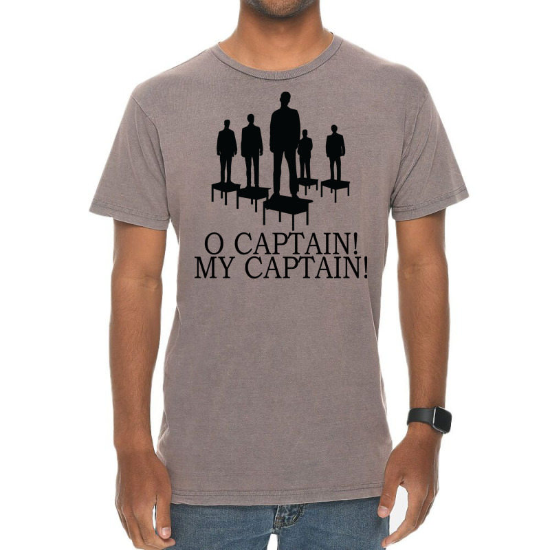 Dead Poets Society  O Captain My Captain Classic Vintage T-Shirt by omakatetterl | Artistshot