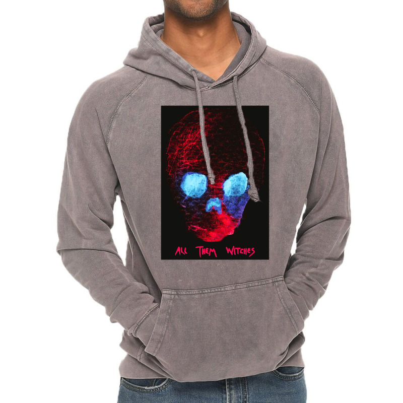 All Them Witches  Atw Red Skull  . Vintage Hoodie | Artistshot