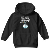 Cool Swan For Women Girls Tundra Trumpeter Swans Lake Animal Youth Hoodie | Artistshot