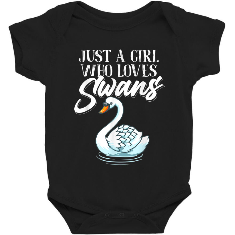 Cool Swan For Women Girls Tundra Trumpeter Swans Lake Animal Baby Bodysuit | Artistshot