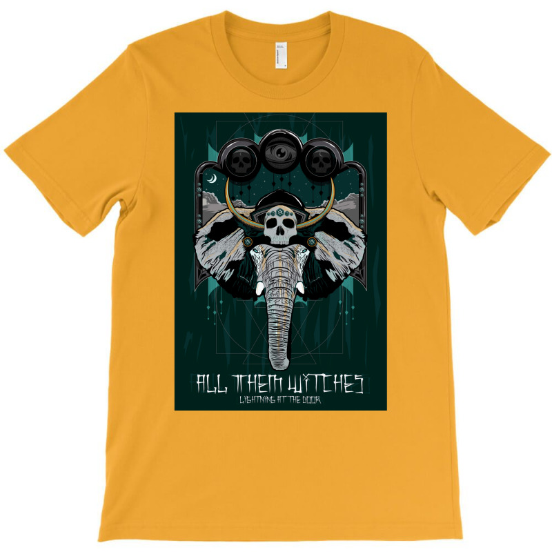 All Them Witches Atw Colourful Skull T-shirt | Artistshot