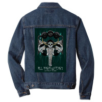 All Them Witches Atw Colourful Skull Men Denim Jacket | Artistshot