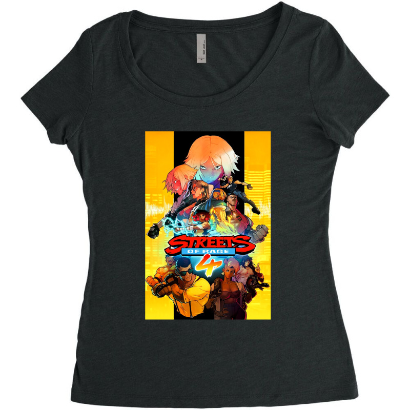 Difficulties Secret Service Mysteries Vitality Streets Of Rage Four Re Women's Triblend Scoop T-shirt by KelseyHachler | Artistshot