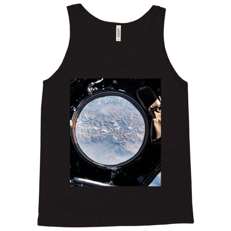 The Earth View From The Cupola Onboard The International Space Station Tank Top | Artistshot