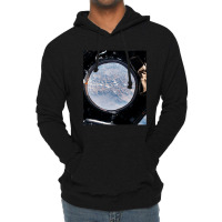 The Earth View From The Cupola Onboard The International Space Station Lightweight Hoodie | Artistshot