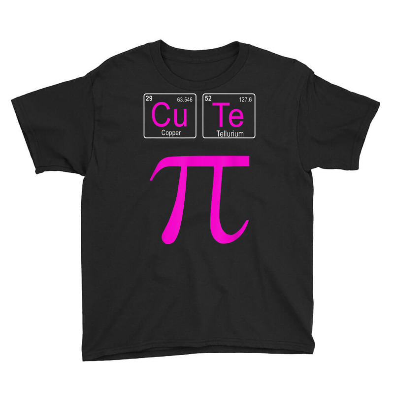 Cutie Pie Pi Day  Cute Math Periodic Table Pun Gift Youth Tee | Artistshot