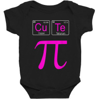 Cutie Pie Pi Day  Cute Math Periodic Table Pun Gift Baby Bodysuit | Artistshot