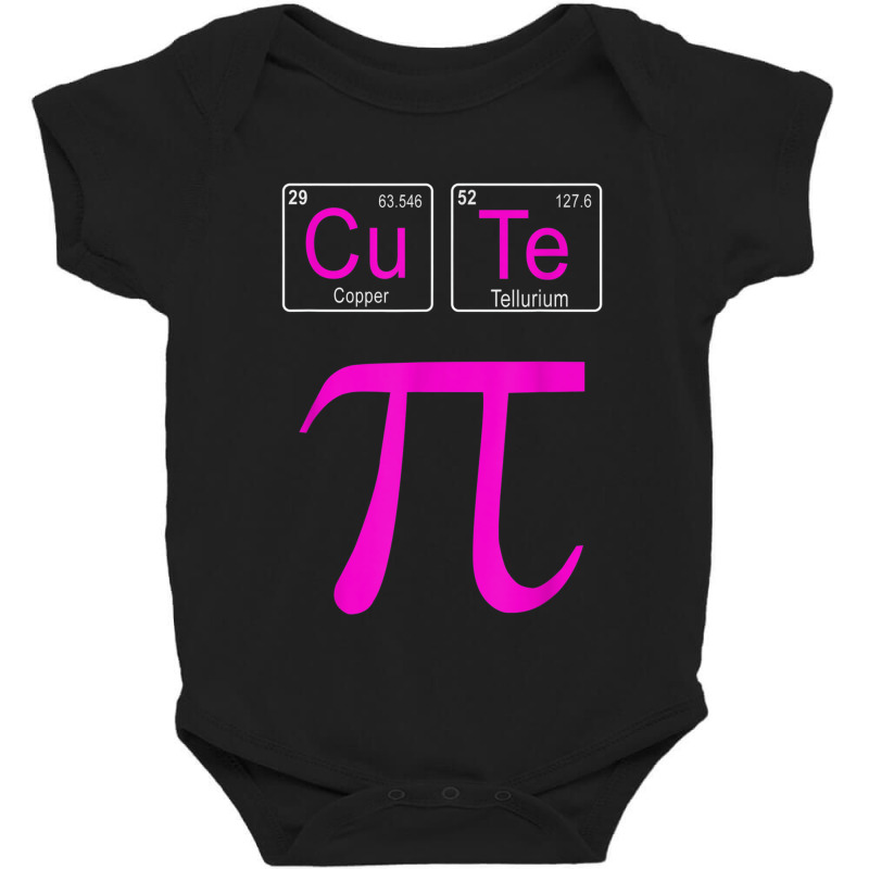 Cutie Pie Pi Day  Cute Math Periodic Table Pun Gift Baby Bodysuit | Artistshot