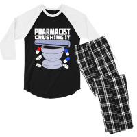 Pharmacy Job Profession Pharmacist Gift Men's 3/4 Sleeve Pajama Set | Artistshot