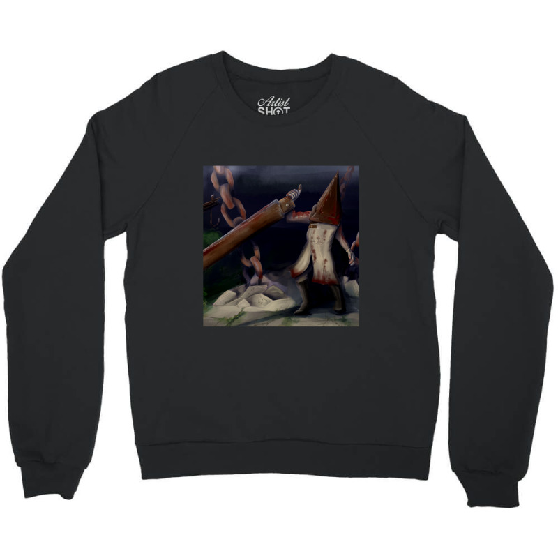 Pyramid Head On Midwich Elementary Crewneck Sweatshirt | Artistshot