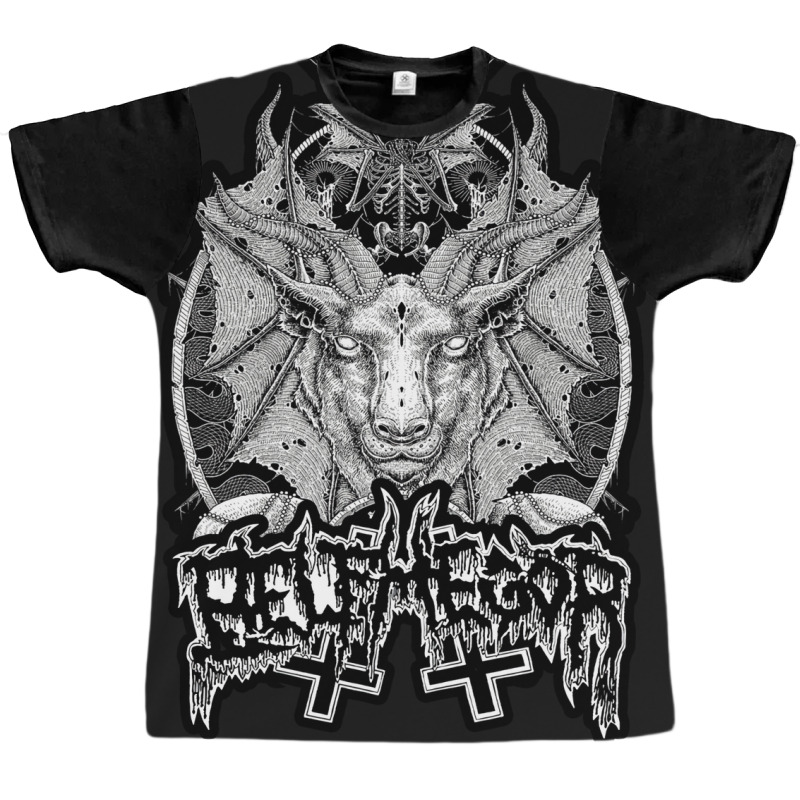 Goat Bat Graphic T-shirt | Artistshot