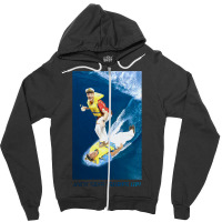 Andy Says Surfs Up! Zipper Hoodie | Artistshot