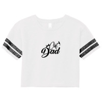 Cat Dad - Cute Cat Loving Kitty Lover Father Novelty Design Scorecard Crop Tee | Artistshot