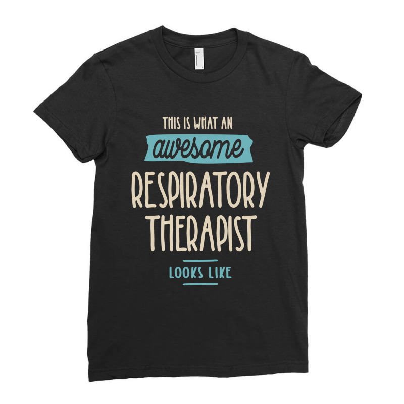 Respiratory Therapist Job Title Gift Ladies Fitted T-Shirt by cidolopez | Artistshot