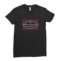 North Little Rock Arkansas 1 Ladies Fitted T-shirt | Artistshot