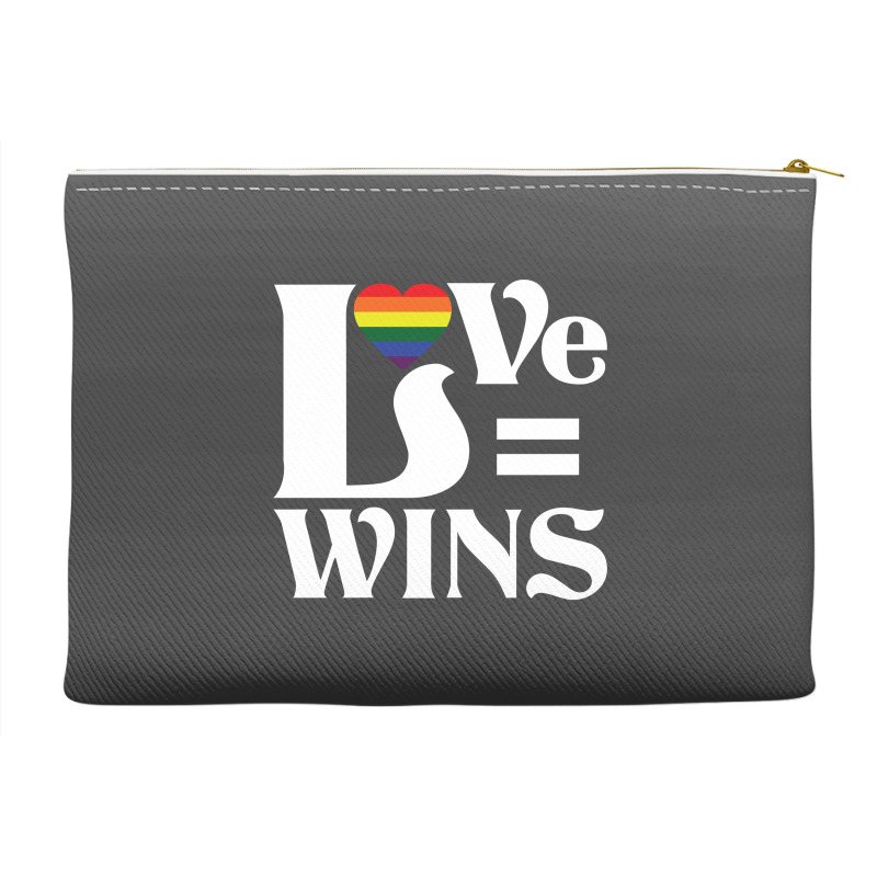 Love Wins Accessory Pouches | Artistshot