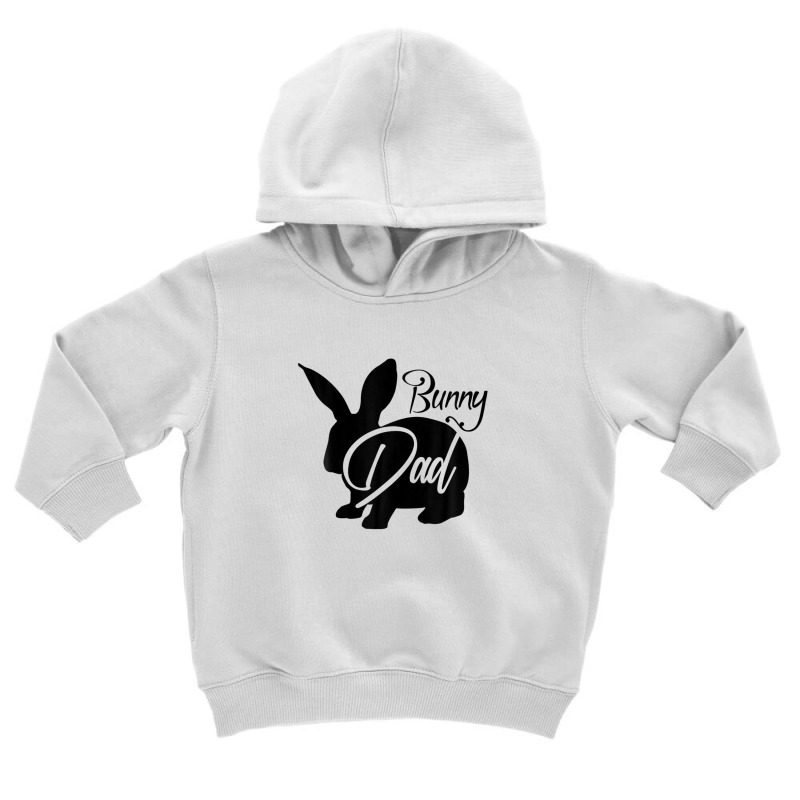 Bunny Dad - Cute Easter Rabbit Father's Day Novelty Design Toddler Hoodie by stampfhadjisw | Artistshot