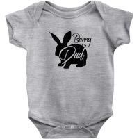 Bunny Dad - Cute Easter Rabbit Father's Day Novelty Design Baby Bodysuit | Artistshot