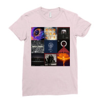 The Score All Albums And Popular Singles And Eps Ladies Fitted T-shirt | Artistshot